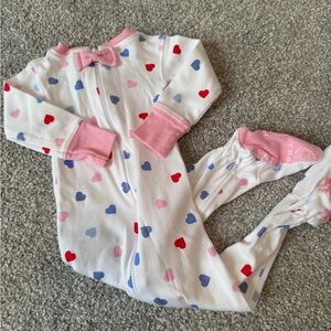 The Beaufort Bonnet Company Pink and Blue Heart Pajamas
